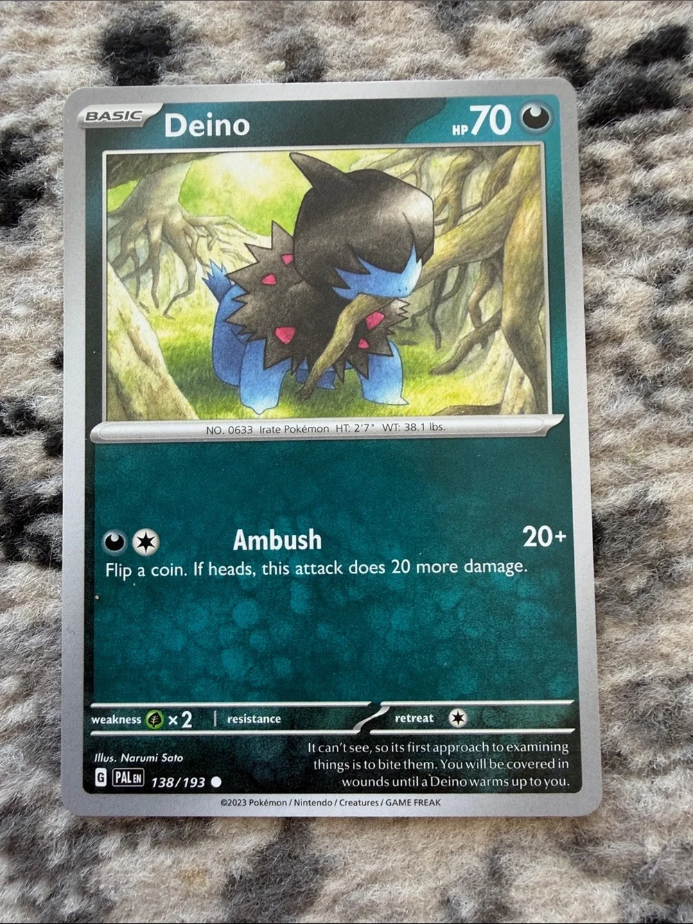 Deino & Zweilous Evolution Line Lot | Paldea Evolved + Evolving Skies | ✨5/$25✨